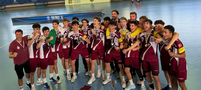 La squadra vincitrice dello scudetto Under 16 La squadra vincitrice dello scudetto Under 16
