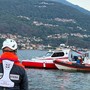 Le operazioni di ricerca sul lago di Como del turista inglese disperso da lunedì scorso Le operazioni di ricerca sul lago di Como del turista inglese disperso da lunedì scorso