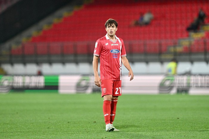 Leonardo Colombo nella gara contro il Mantova (foto Ac Monza/Buzzi)