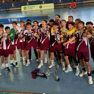 La squadra vincitrice dello scudetto Under 16