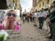 La fiaccolata e Laura Puricelli, cugina di Davide