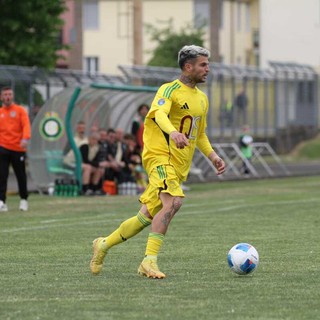 Mario Chessa, autore del gol partita - Foto Mauro Lucchi