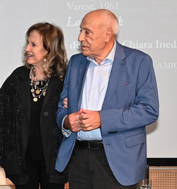 Pietro Macchione con Bambi Lazzati