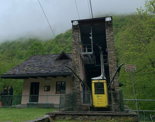 Un momento atteso sette anni: riparte la funivia di Monteviasco