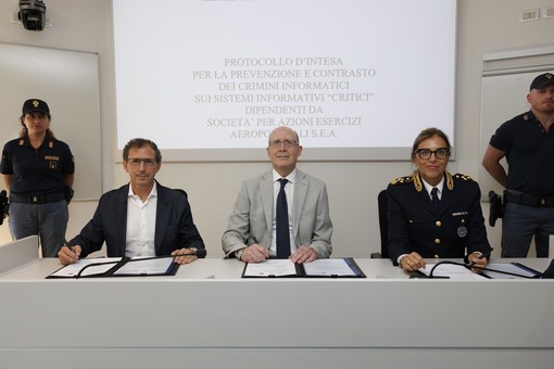 Sicurezza e contrasto ai crimini informatici a Malpensa e Linate: Sea si &quot;allea&quot; con la polizia