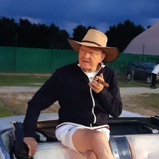 Massimo Boldi in una foto tratta dal suo profilo Instagram