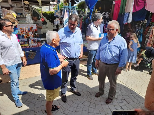 Giorgettin e Coghi al mercato di Cassano
