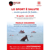 Il Milan Club Busto Arsizio incontra Paolo Chiarino: sport estremo e solidarietà alla Croce Rossa