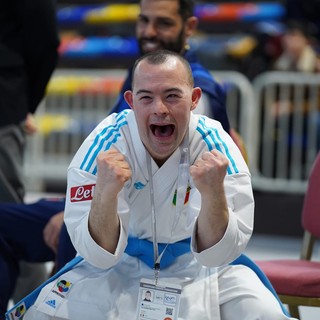 Mattia Allesina, per la terza volta campione europeo di parakarate