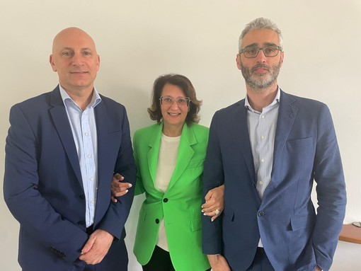 Da sinistra: Alessandro Reginato, Laura Mira Bonomi e Stefano Migliorini