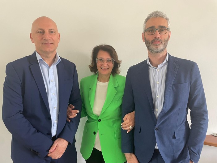 Da sinistra: Alessandro Reginato, Laura Mira Bonomi e Stefano Migliorini