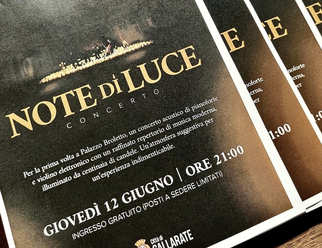 Gallarate si accende di musica e candele: tre concerti per sognare tra arte, natura e bellezza