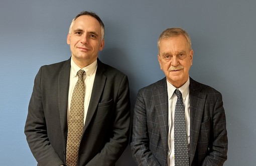 Da sinistra: i professori Nicasio Mancini e Paolo Grossi