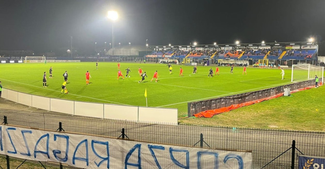 Ospitaletto-Pro Patria dal settore ospiti