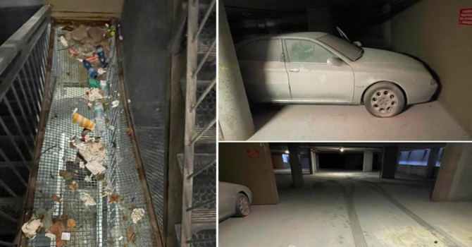 Autosilo Facchinetti tra degrado e incuria Autosilo Facchinetti tra degrado e incuria