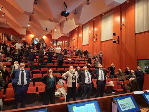 Pausa dinamica, con esercizi, al convegno sul progetto Whp