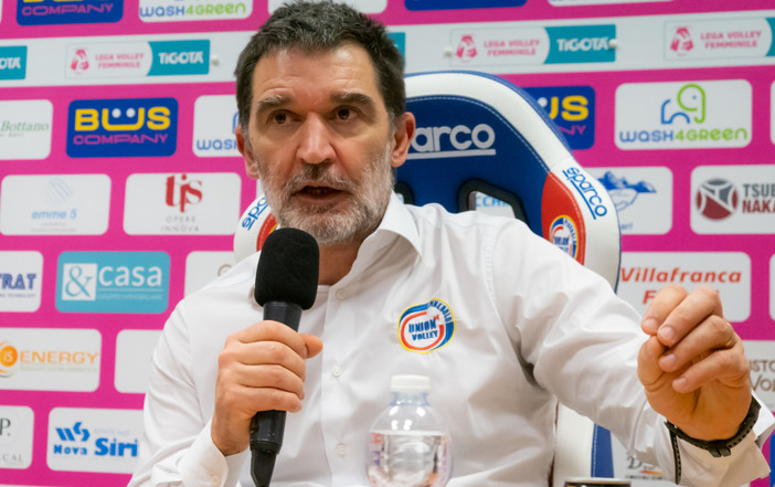 Michele Marchiaro, prossimo coach della Futura Volley Busto (foto Christian Bosio)