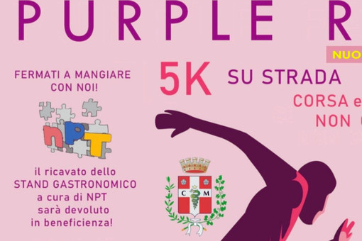 Purple Run 5K, sport e solidarietà conquistano Cassano: «Noi ci abbiamo messo il viola e il cuore»