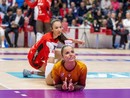 La Uyba dà spettacolo contro Conegliano (foto Galbiati)