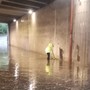 Protezioni civile in azione a Olgiate durante il nubifragio di ieri