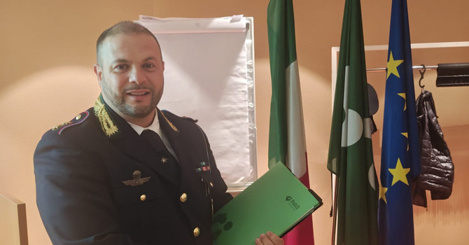 Paolo Finamore, comandante della Polizia locale di Solbiate Olona