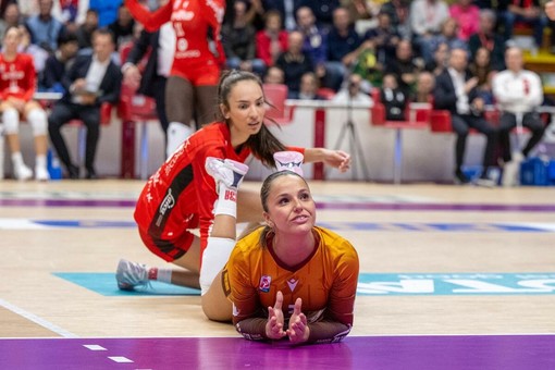 Uyba da spettacolo contro Conegliano (foto Galbiati)