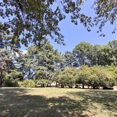 Nel parco Rimembranze, verde e tracce di storia