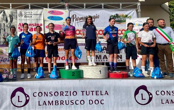 La premiazione di Michelle Spinoni
