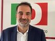 Alessandro Alfieri. Sotto, con la segretaria nazionale del Pd Elly Schlein e la segretaria provinciale di Varese Alice Bernardoni