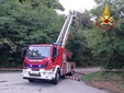 Le immagini di alcuni interventi dei vigili del fuoco il 29 agosto