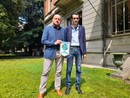 Sergio La Torre con il past president Panathlon, Giovanni Castiglioni
