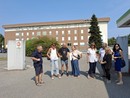 Il presidio informale davanti a MultiMedica Il presidio informale davanti a MultiMedica