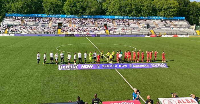 La Pro Patria cade con la Pro Vercelli e retrocede in serie D