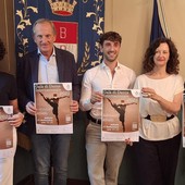 La presentazione del Gala internazionale con, al centro, Marco Palamone