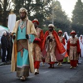 Una vecchia edizione del presepe vivente organizzato dal Club Boschessa