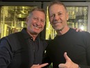Danilo Centrella e Rocco Siffredi in occasione del compleanno del pornodivo (foto dalla pagina Facebook di Danilo Centrella)