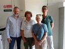 Da sinistra, l'assessore Moretti, Letizia Giudici (Informagiovani e Informalavoro Fagnano Olona), Michela D'Angelo (coordinatrice Ifl provinciale) e Giovanni Cozza (direttore Cpi di Busto Arsizio) al recruiting day