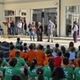 Gli assessori Albani, Colombo e Folegani salutano i bambini della primaria