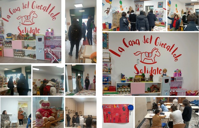 Le foto dei laboratori di Varese alla Casa del giocattolo solidale