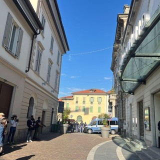 Centro presidiato in occasione del Remigration summit al teatro Condominio, vicino a piazza Garibaldi, off limits per la manifestazione del 30 novembre