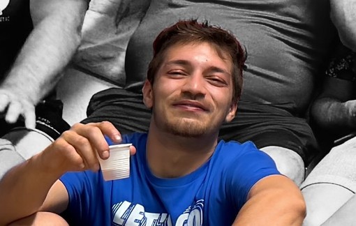Il sorriso di Riccardo Belli nella foto pubblicata dall'Asd Malgesso in suo ricordo