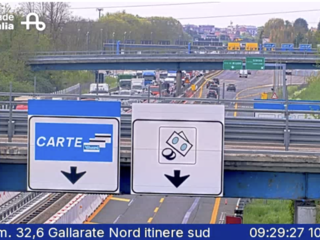 La situazione traffico vista dalle webcam di Autostrade per l'Italia La situazione traffico vista dalle webcam di Autostrade per l'Italia