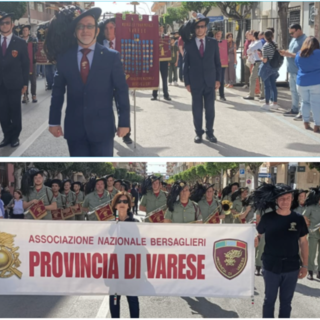 Il presidente dell'Associazione Nazionale Bersafglieri Varese Maurizio Fiori guida la rappresentanza della nostra provincia al 72° raduno nazionale di Marsala