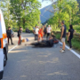 La foto pubblicata da Luinonotizie.it dell'incidente di sabato in Valganna La foto pubblicata da Luinonotizie.it dell'incidente di sabato in Valganna