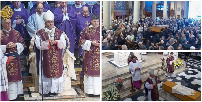 L'arcivescovo di Milano, monsignor Mario Delpini, ha celebrato in San Vittore a Varese il funerale dell'ex prevosto "buono" don Peppino Maffi
