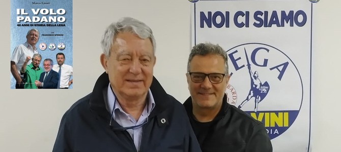 Francesco Speroni con il segretario uscente Alessandro Albani Francesco Speroni con il segretario uscente Alessandro Albani