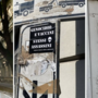 Gli adesivi trovati a Saronno