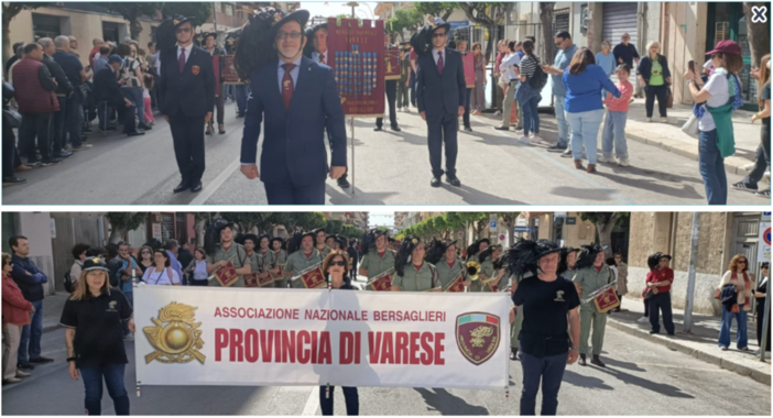 Il presidente dell'Associazione Nazionale Bersafglieri Varese Maurizio Fiori guida la rappresentanza della nostra provincia al 72° raduno nazionale di Marsala Il presidente dell'Associazione Nazionale Bersafglieri Varese Maurizio Fiori guida la rappresentanza della nostra provincia al 72° raduno nazionale di Marsala