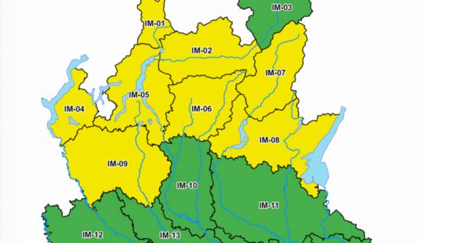 Il sole ha le ore contante: allerta gialla della Protezione civile per rischio temporali: «Possibili grandinate»