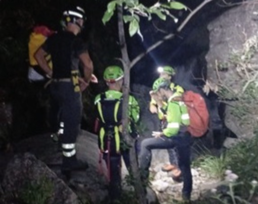 Il soccorso alpino al lavoro